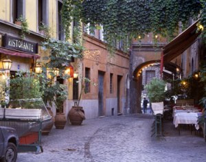 Charming streets of Trastevere