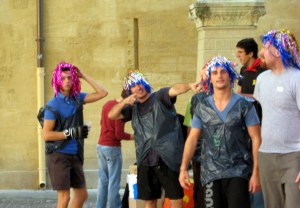 Fraternity initiation?