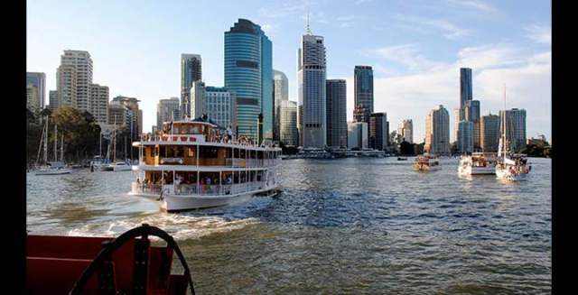 And to take a lunch or dinner cruise on one of the Kookaburra River Queens, authentic timber paddle wheelers that meander along the Brisbane River. 