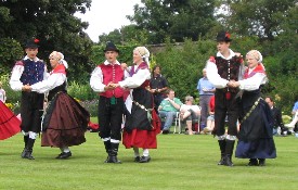 Just like the dancers at Geneva's Grape Jamboree!