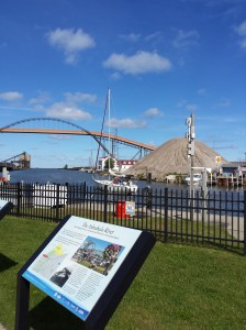 View of the river during lunch