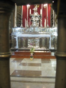 Silver altar in the Palermo Cathedral
